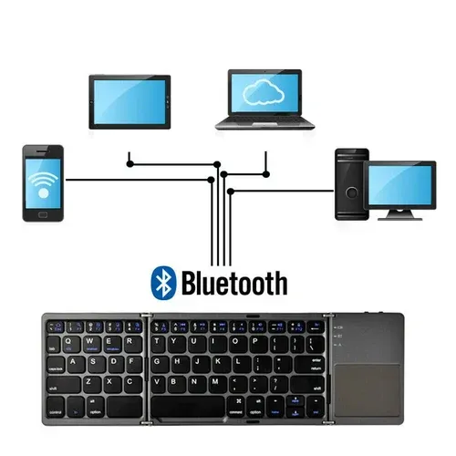 ⌨Portable Foldable Bluetooth keyboard