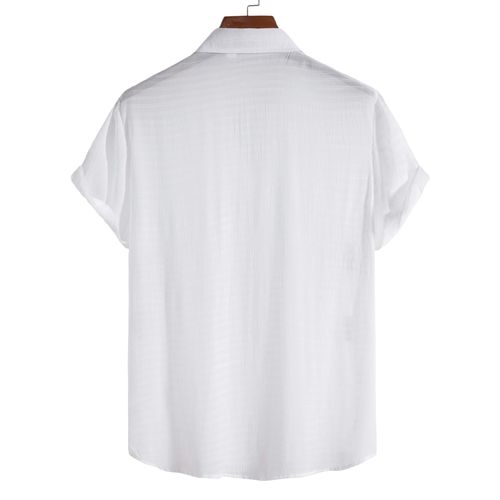 Men's Summer Solid Color Semi-Transparent Short