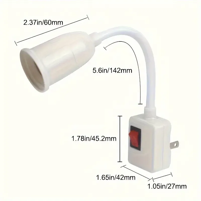 Flexible Universal Screw Lamp Holder