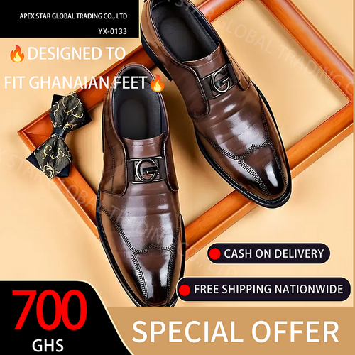 Men's Solid Bicycle Toe Dress Loafers With PU Leather Uppers, Wear-resistant Non Slip Slip On Shoes For Business Occasions, Men's Office Daily Footwear
