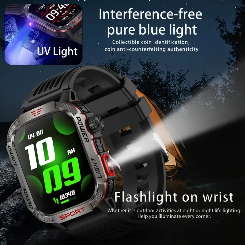Men's Military Outdoor Sports Smart Watch for Android & IOS