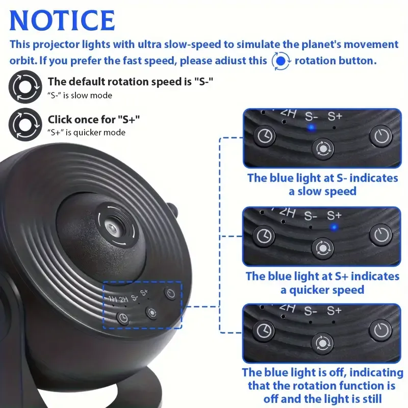 Star Projector Night Light