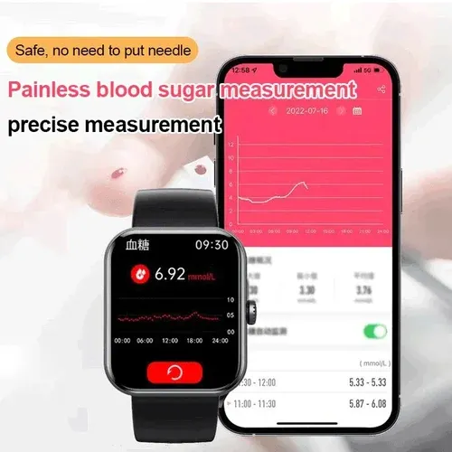 [All day monitoring of heart rate and blood pressure]🔥Bluetooth Fashion Smartwatch