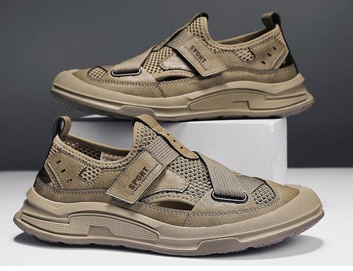 Breathable mesh fabric, perforated mesh fabric, anti-slip, wear-resistant and lightweight beach shoes