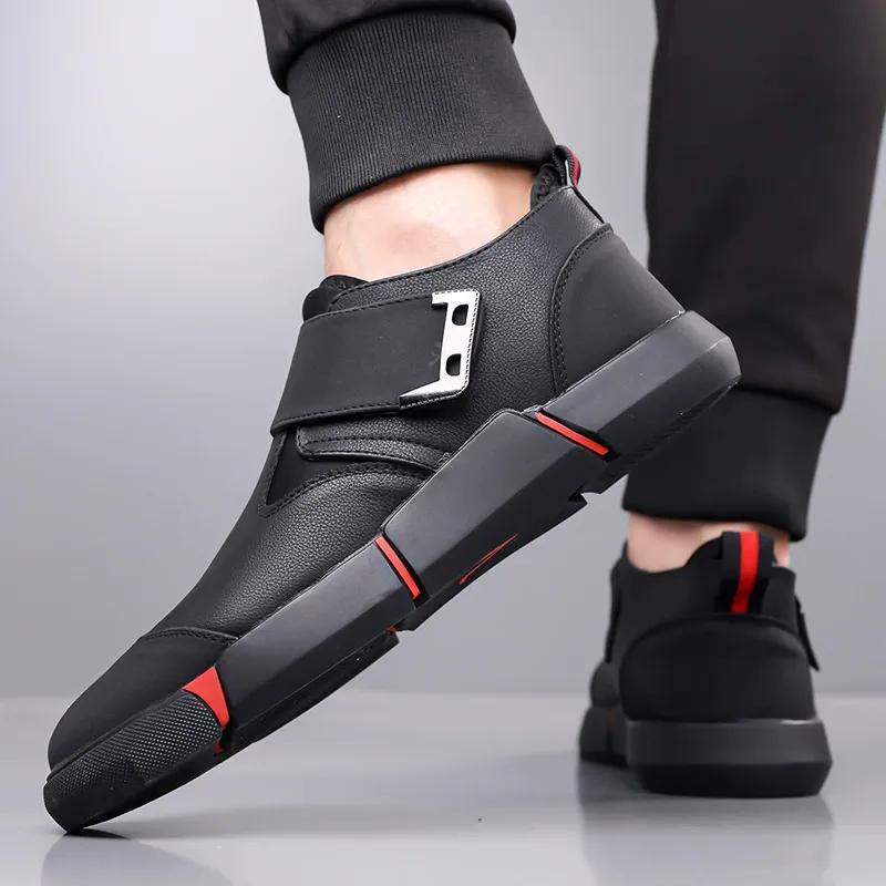 New men's casual leather shoes and men's lazy shoes