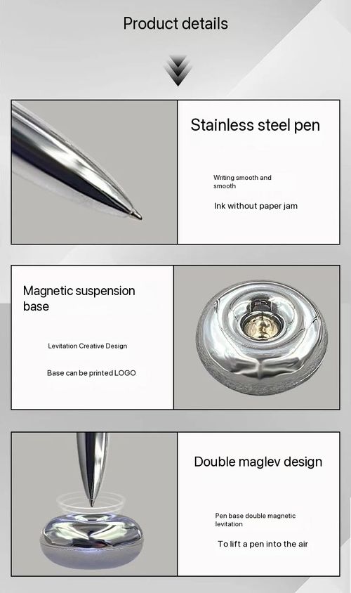 Maglev Ballpoint Pen  Luxury Pens Levitating Pen Magnetic Floating Pen Ballpoint Pens Ball Point Pens for Adults Floating Ballpoint Pen Professional Pen Metal