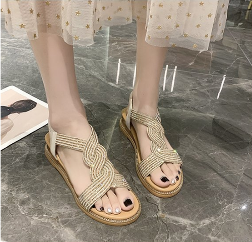 Wedge heel sandals for women summer ne