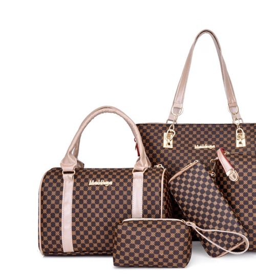 Retro Pattern Bag Set