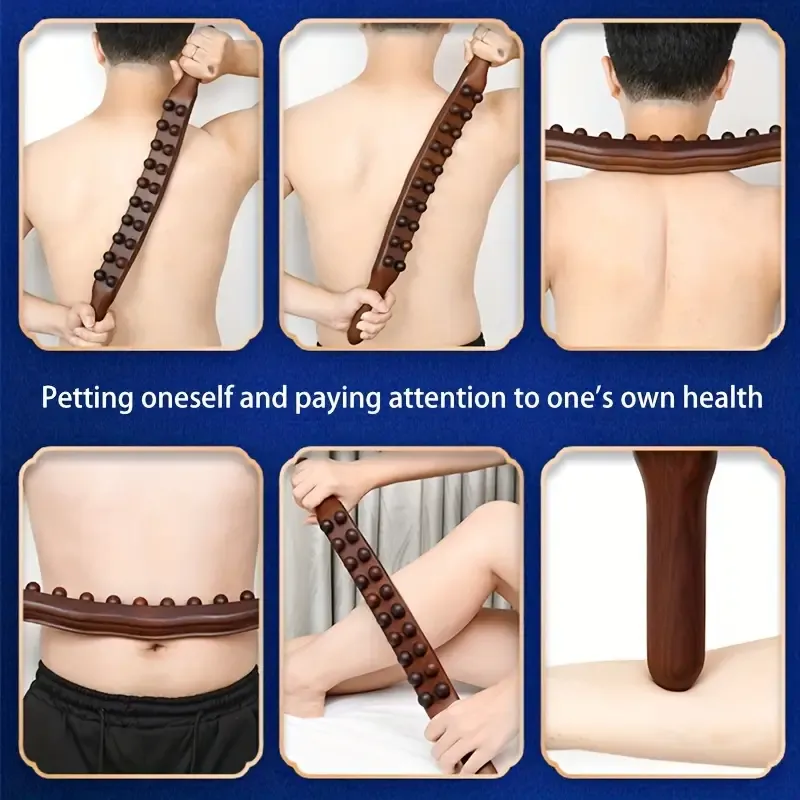 Double Row Of 20 Beads Massage Stick