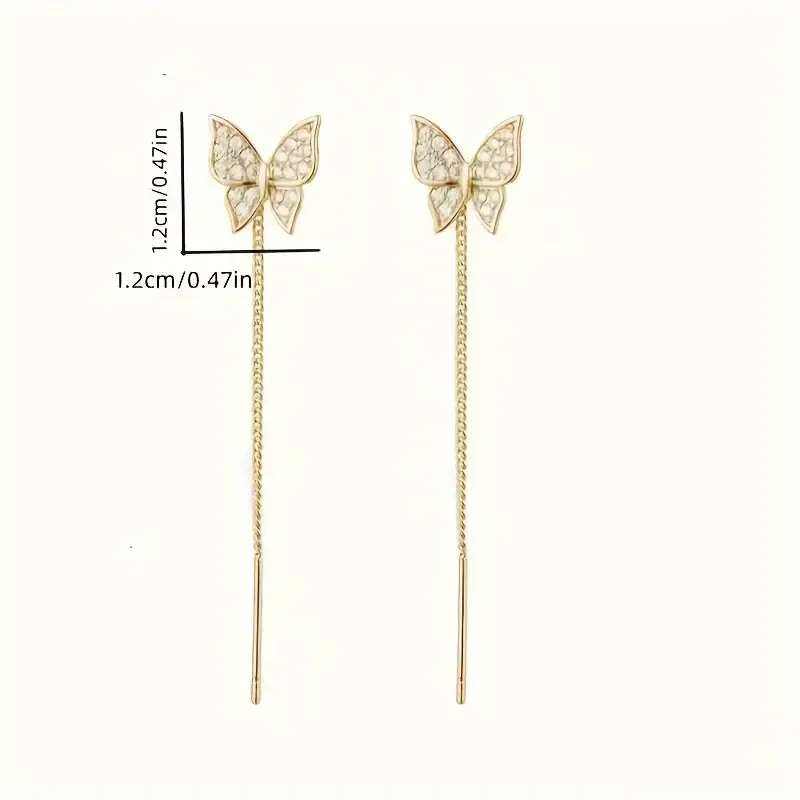 Vibrant Butterfly-Shaped Earrings