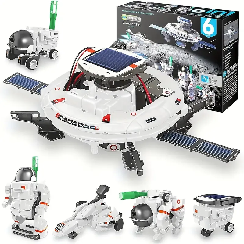 6-in-1 STEM Solar Robot Kit