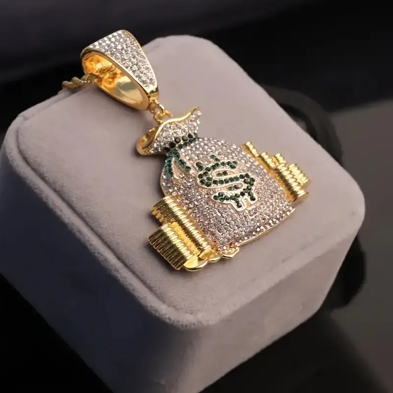 Exquisite Rhinestone Money Bag