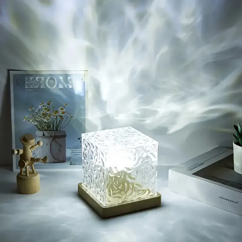 Acrylic Touch Controlled USB Night Light, 3-Color Changing, 36V Safe, for Bedroom, Living Room, Party, Dinner, Valentine's Day, Christmas Decor, No Battery Included