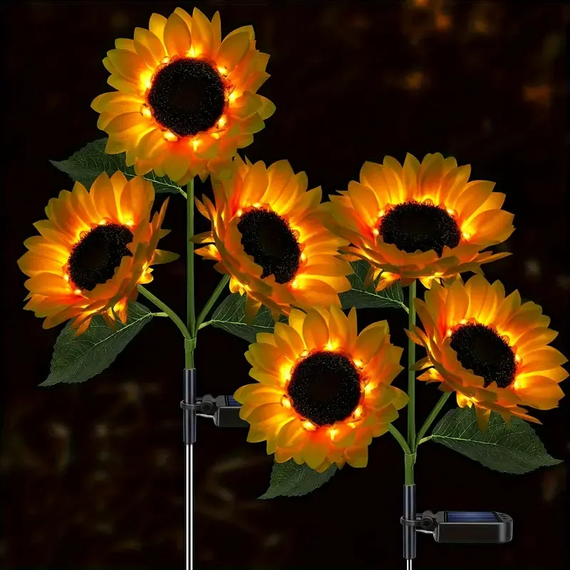 Sunflower Solar Lights