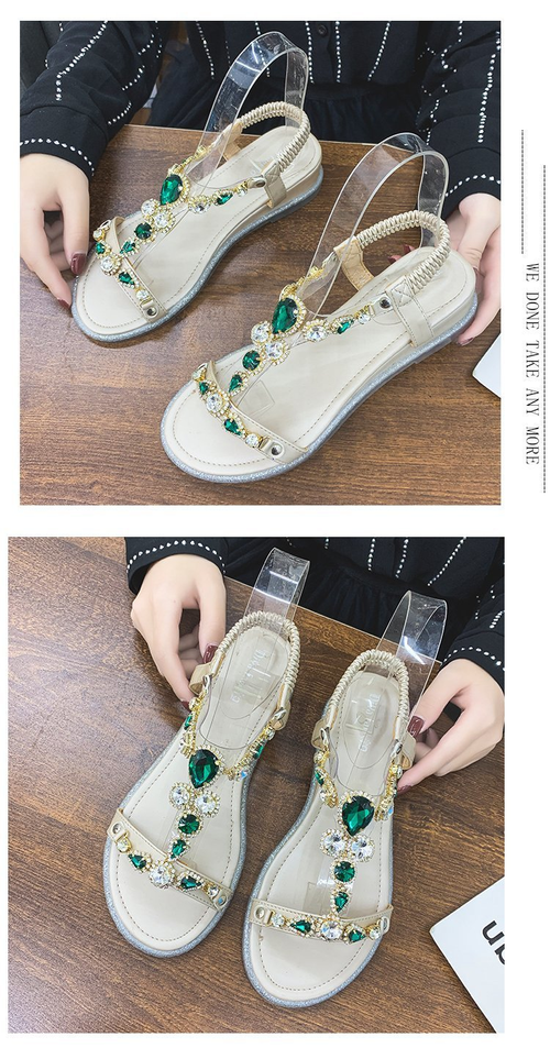 Beautiful rhinestone fashionable women's sandals