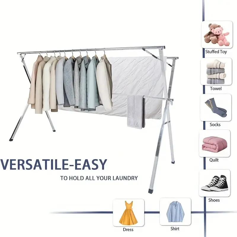 Large Capacity Clothes Drying Rack