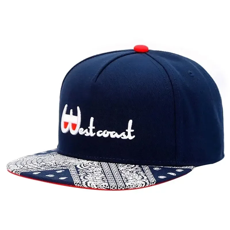 New hip hop adult flat brim embroidered riding fishing shade baseball cap