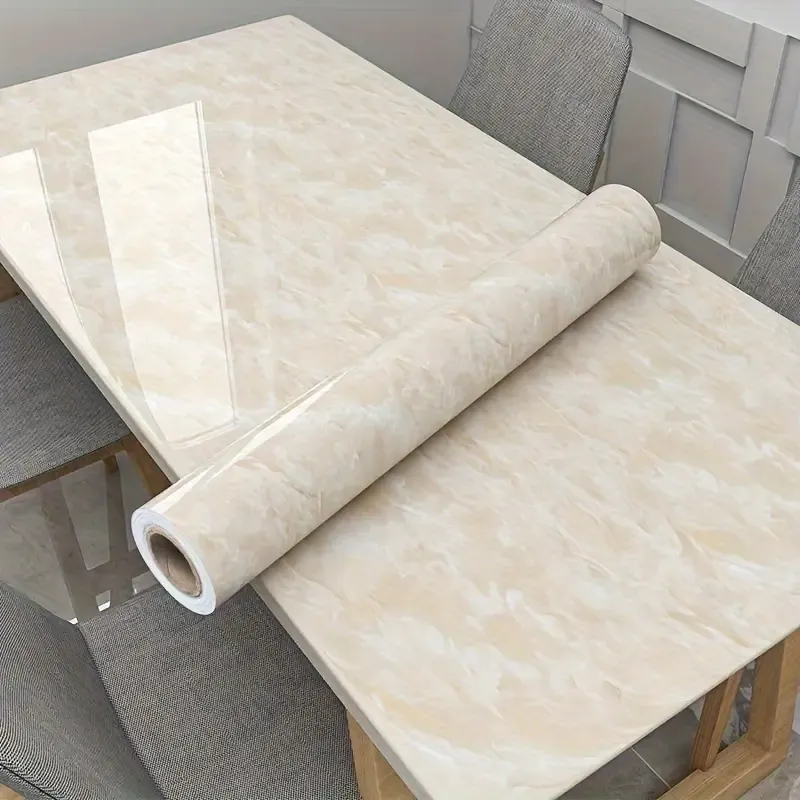 Self-Adhesive Kitchen Cabinet Protector Film - Waterproof & Oil-Resistant, Easy Match Transparent Wallpaper for Doors and Surfaces Wall Paper Kitchen Waterproof Kitchen Wall Protector Oil Proof