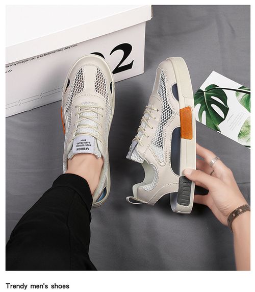 New large size men's shoes summer breathable thin mesh sp
