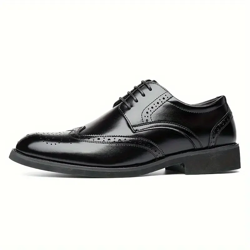 Comfy Wingtip Brogue Derby Shoes