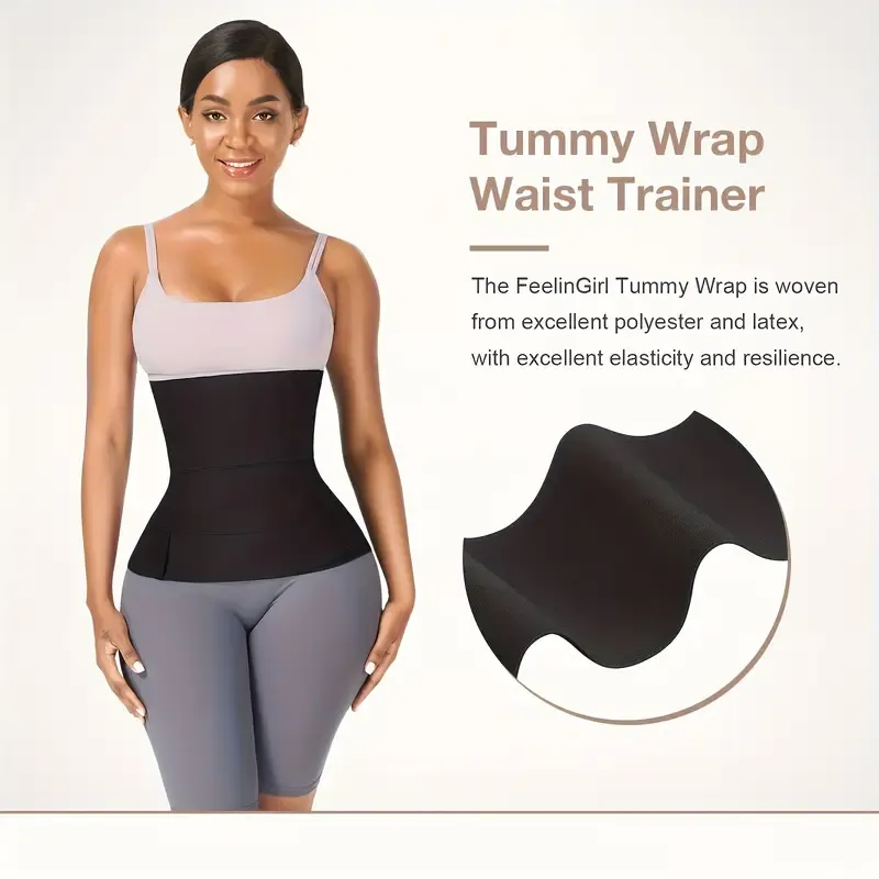 Feelinggirl Tummy Wrap Waist Trainer: High Elasticity And Resilience for All Body Types
