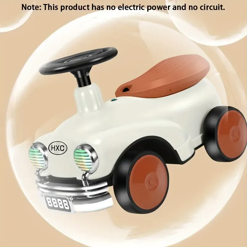 Four-Wheeled Balancing Car Retro Scooter Scooter Without Battery