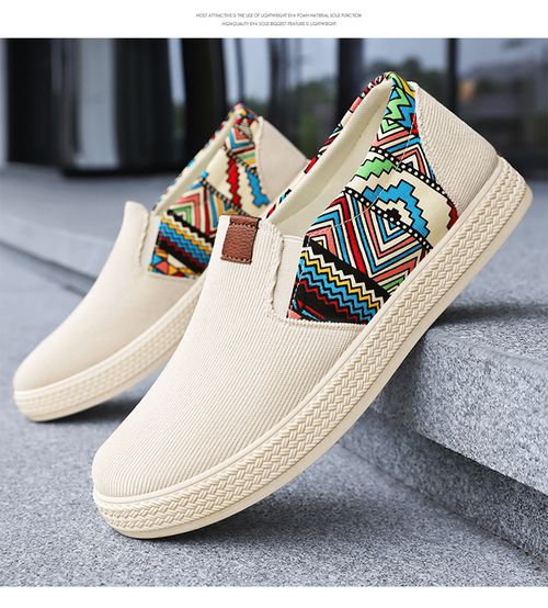 Men's summer breathable canvas shoes casual