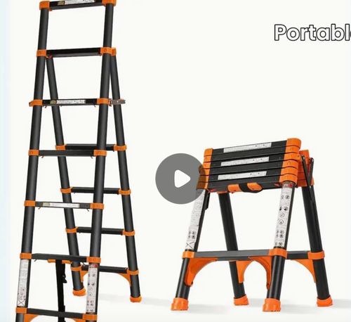 Telescopic Folding Step Ladder