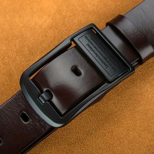 Fashionable Belt For Men, Retro Buckle Belt, Dual-sided Leather Belt, Versatile Belt For Business