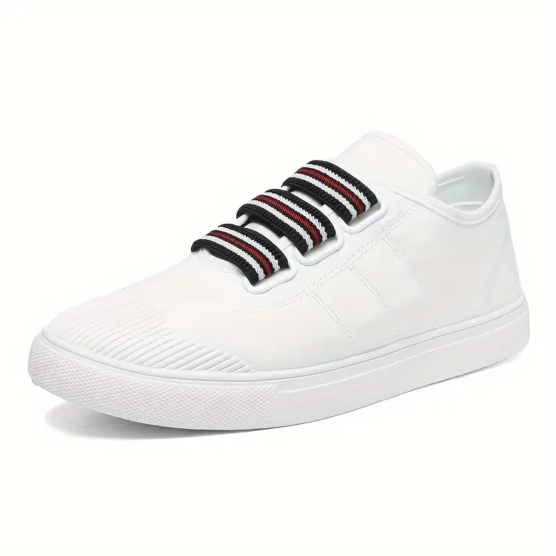 Men's Trendy Classic Breathable Canvas Sneakers, Comfy Non Slip Durable Walking Shoes, Men's Footwear