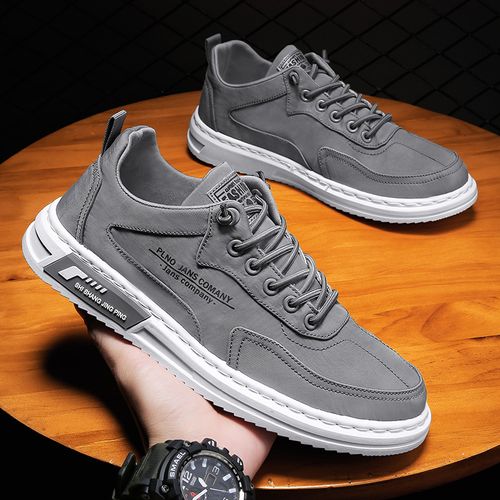 Men's Trendy Solid Skateboard Shoes