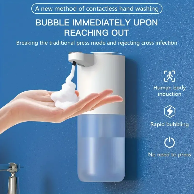 Automatic induction soap dispenser Automatic hand sanitizer Foam washing mobile phone dish soap from  Motion inductor