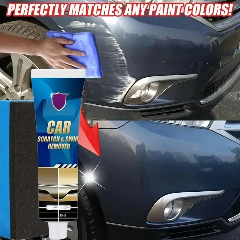 Car Scratch Removal Kit: Quickly Eliminate Swirls, Restore The Gloss And Brightness Of All Paint Surfaces