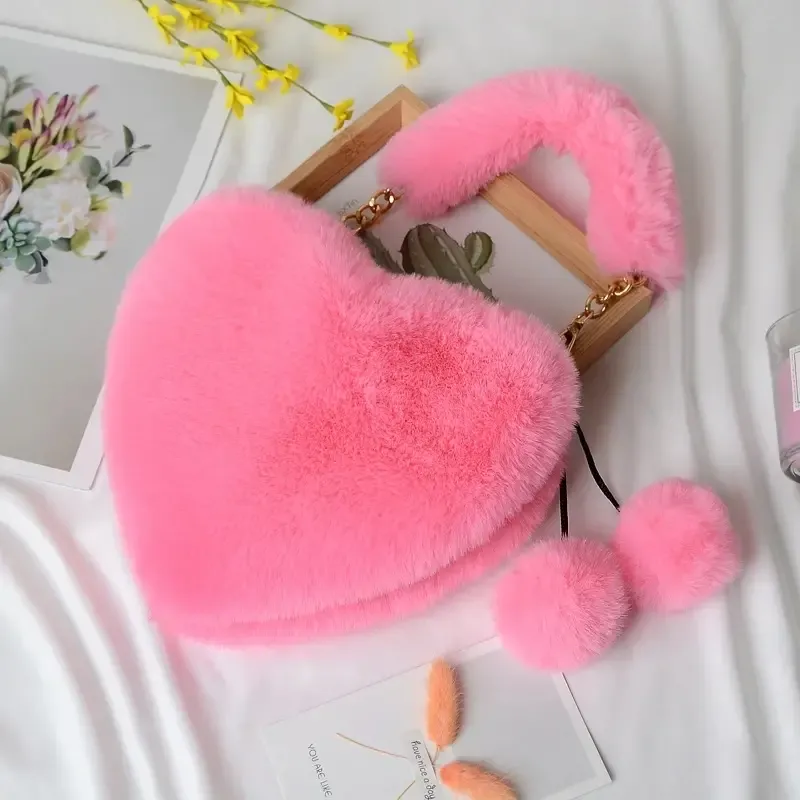 Plush Bag Women Small