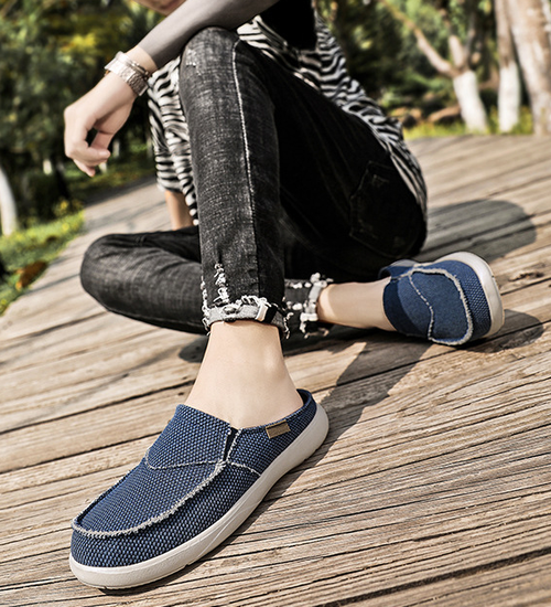 Men's casual closed toe slip-on shoes