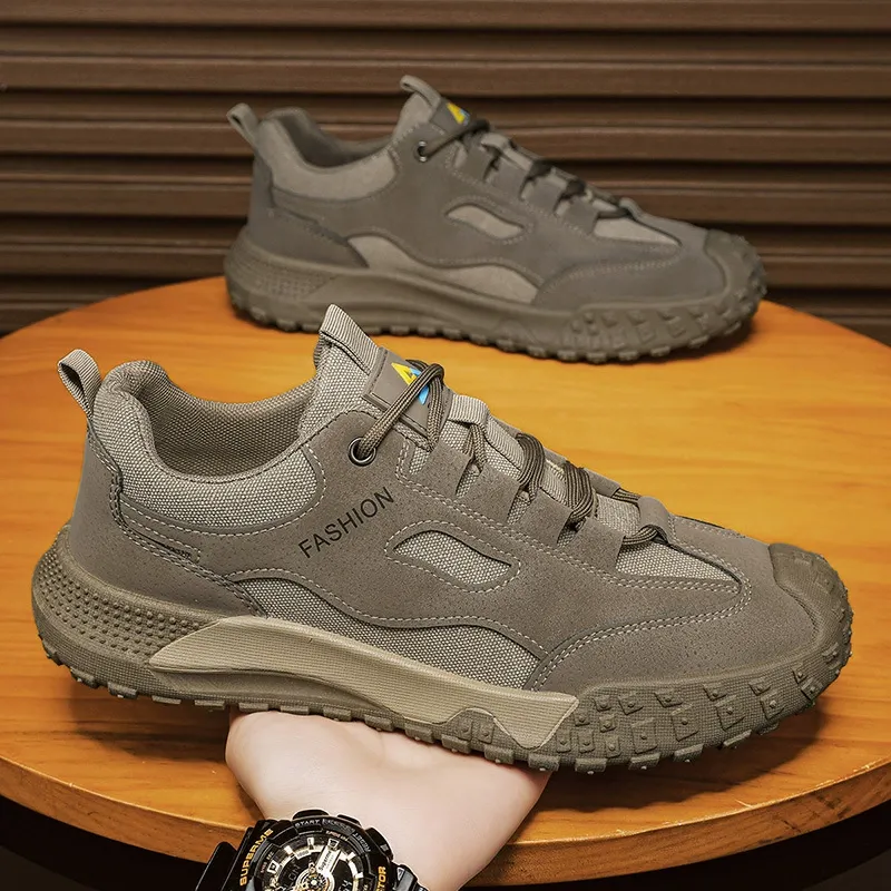 Outdoor leisure sports mesh breathable lightweight hiking shoes