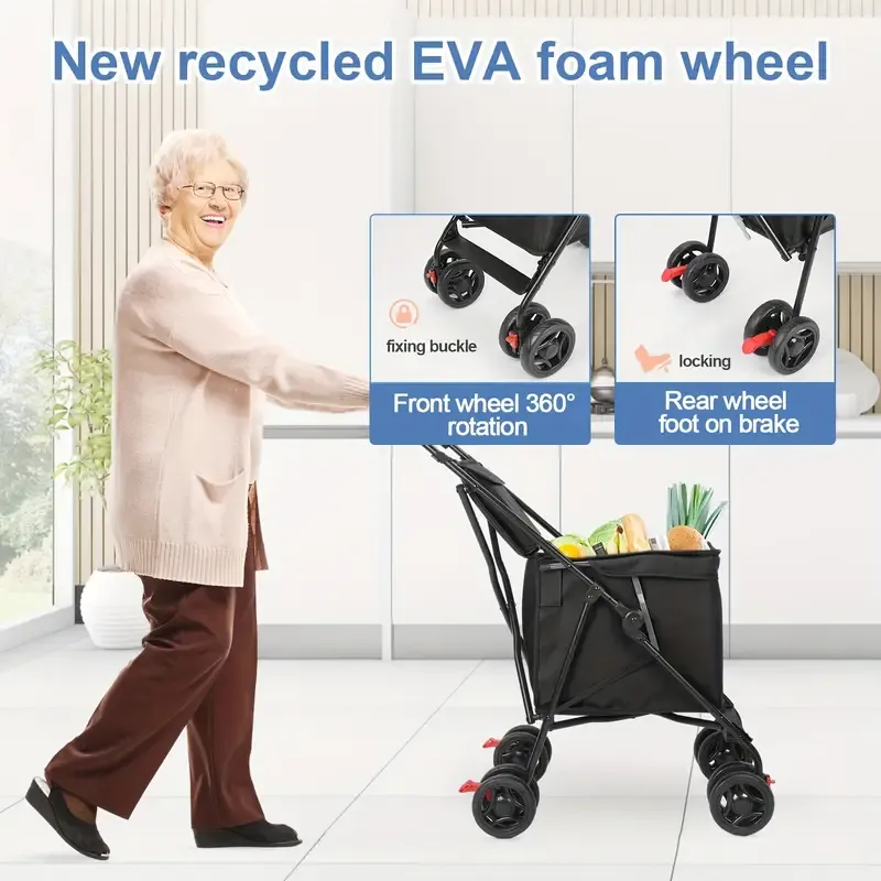 Patented Folding Shopping Cart