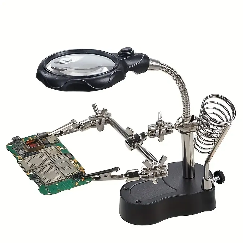 Adjustable LED Magnifying Glass
