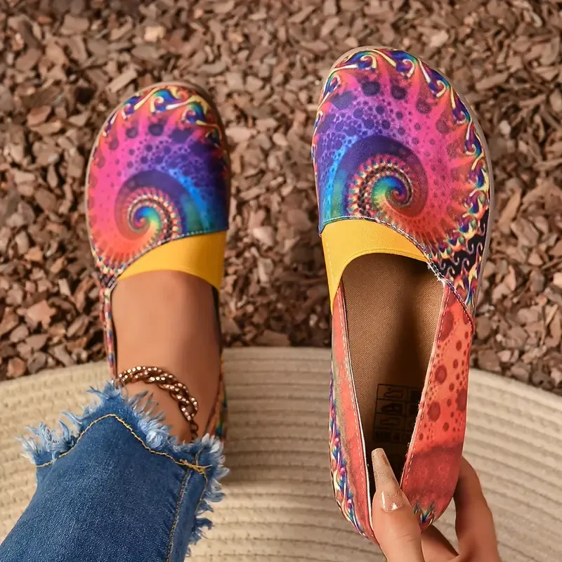 Women's Color Star Flats