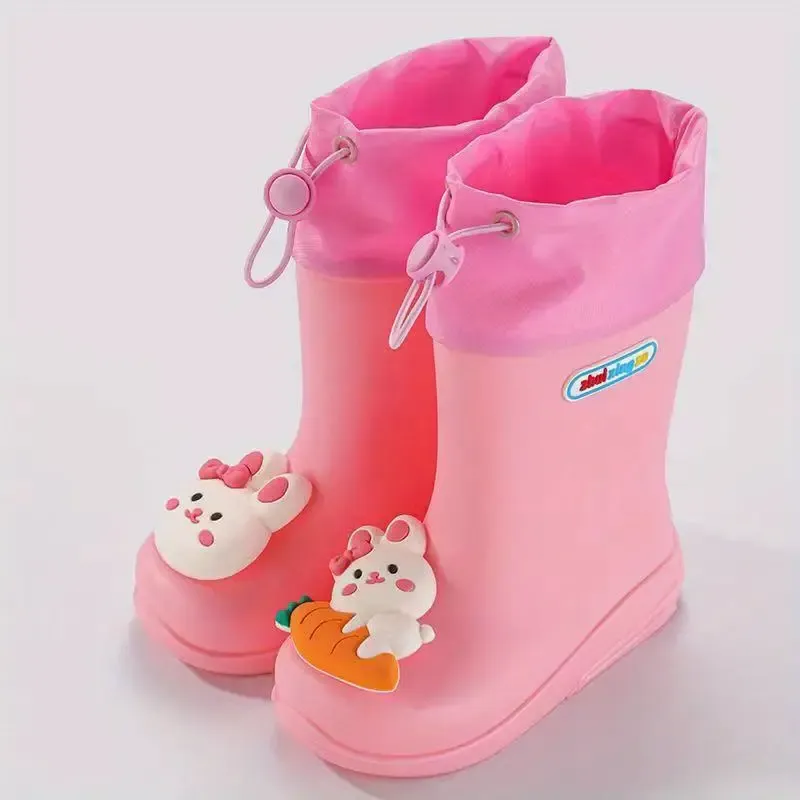 Vibrant Cartoon Rain Boots for Girls