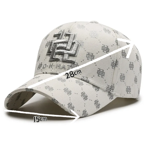 Korean version of ins baseball cap full print men and women outdoor sun protection couple cap