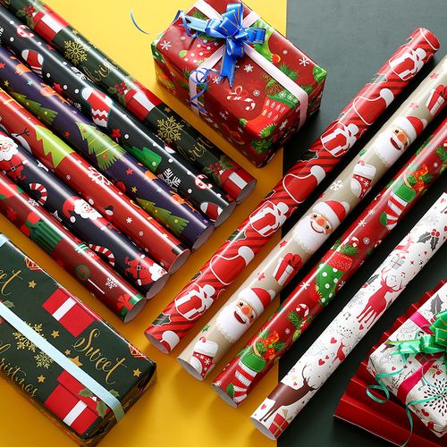 Premium Christmas Gift Wrapping Paper Set