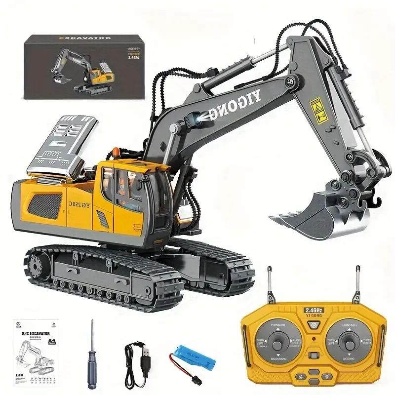 Remote Control Alloy Excavator