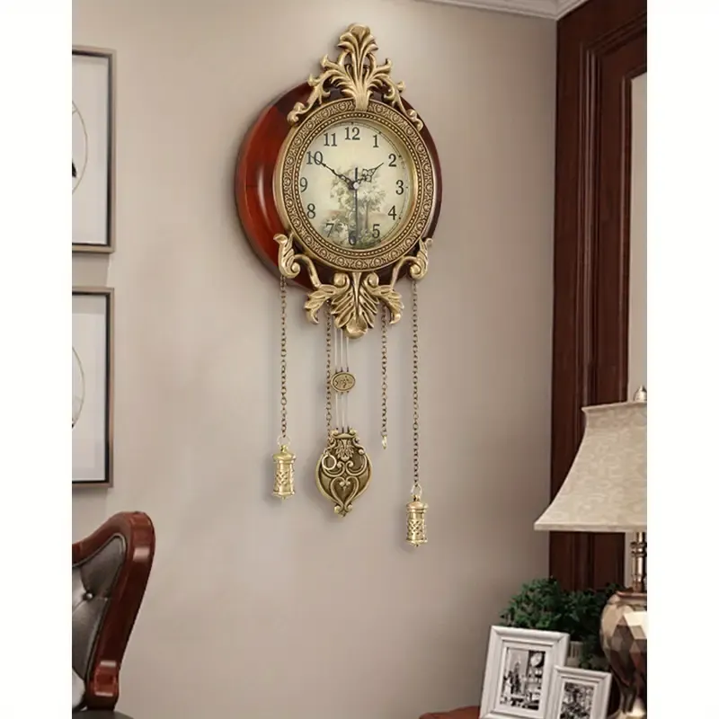 Battery Operated Real Wood Wall Clock