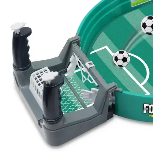 Interactive Tabletop Soccer Game - Stand-Free Bills, No Feathers, Plastic Soccer Battle Set with 2 Balls, Hand-Held Game for Party Fun - Ideal Super Bowl Educational Toy Gift for Kids