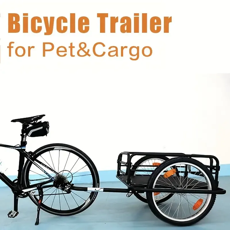 Foldable Pet and Cargo Bicycle Trailer