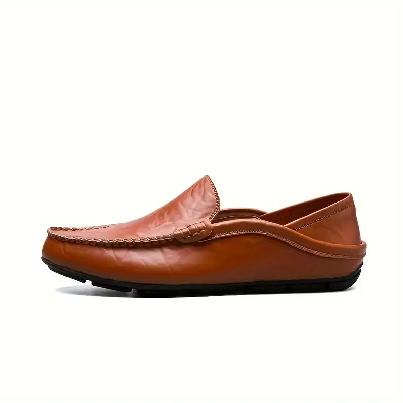 Men's Premium Cowhide Slip-On Loafers