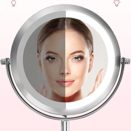 Double sided dressing mirror magnifying mirror