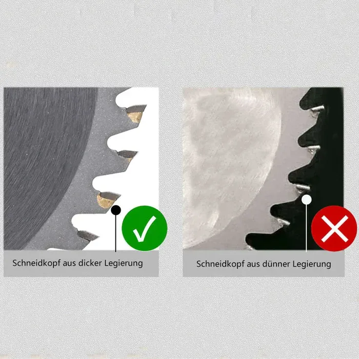Ultra-thin alloy cutting disc