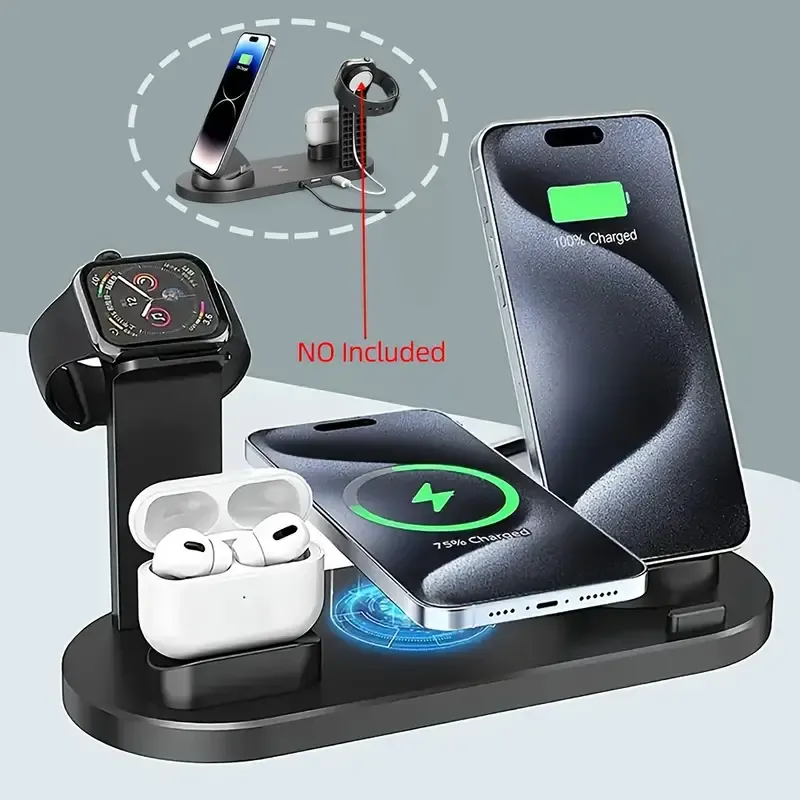 Foldable 3-in-1 Wireless Charger